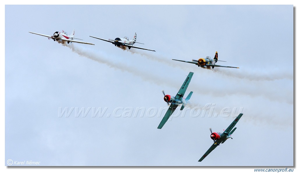 Aerostars Formation Aerobatic Team - 6x Yakovlev Yak-52 TW