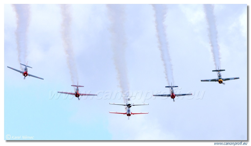 Aerostars Formation Aerobatic Team - 6x Yakovlev Yak-52 TW