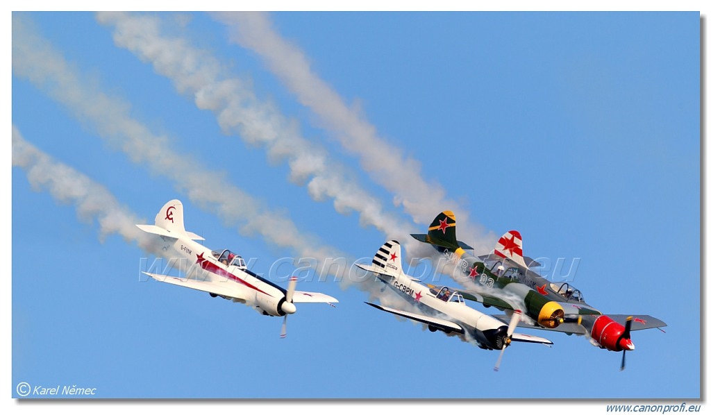 Aerostars Formation Aerobatic Team - 6x Yakovlev Yak-52 TW