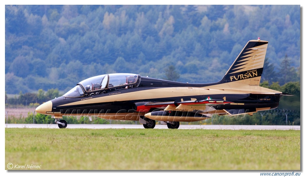 Al Fursan UAE aerobatic display team (The Knights) – 7x Aermacchi MB-339NAT