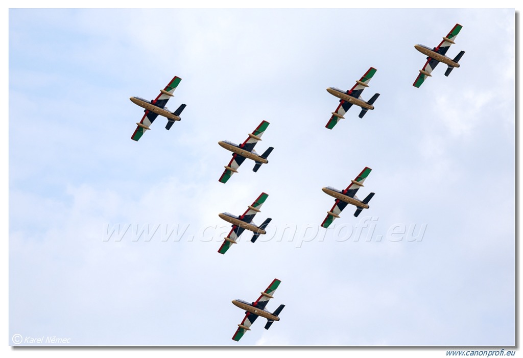 Al Fursan UAE aerobatic display team (The Knights) – 7x Aermacchi MB-339NAT