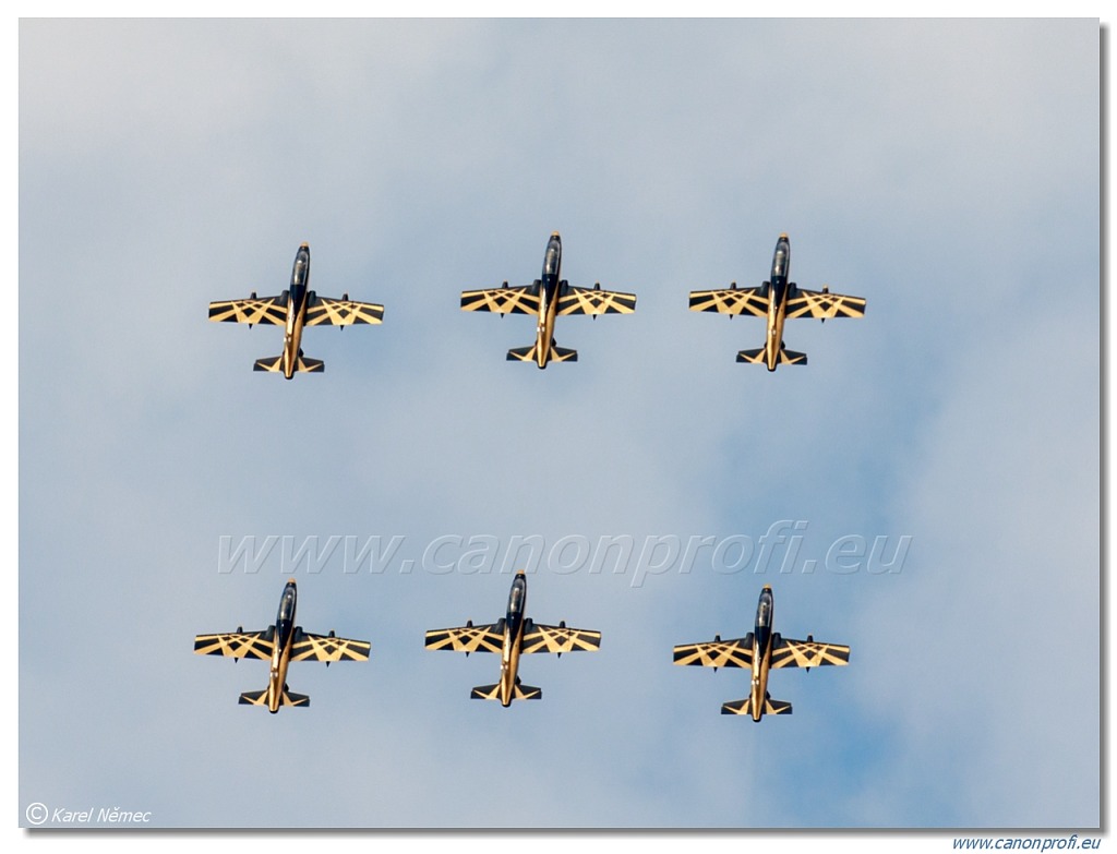 Al Fursan UAE aerobatic display team (The Knights) – 7x Aermacchi MB-339NAT