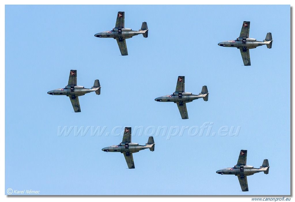 Austrian Air Force - 6x Saab 105Ö