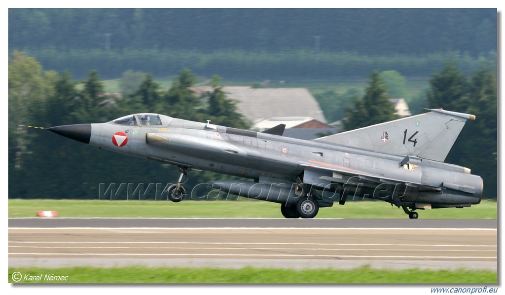 Austrian Air Firce - 6x Saab J35Ö Draken