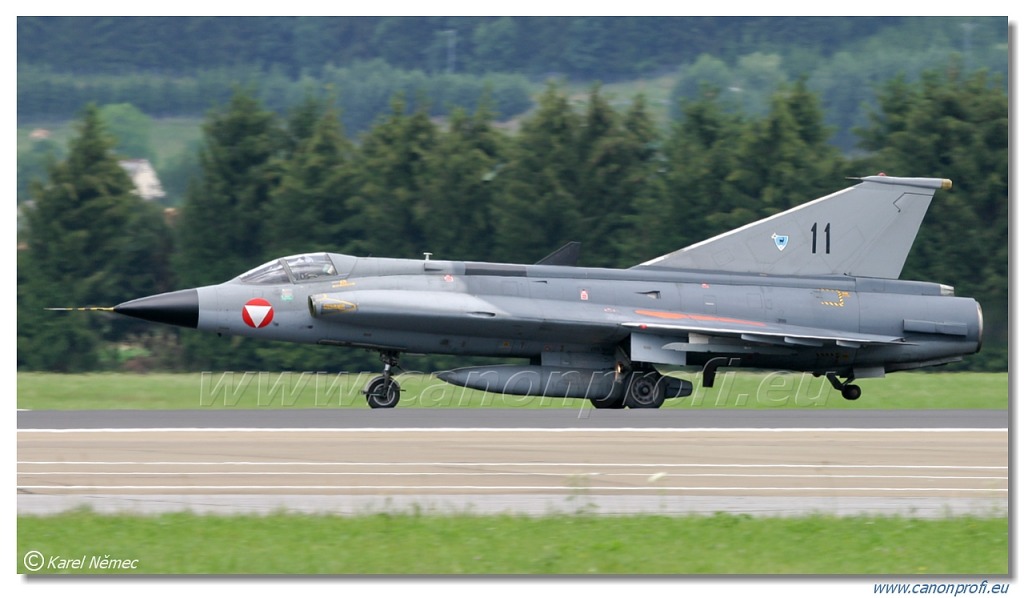 Austrian Air Firce - 6x Saab J35Ö Draken