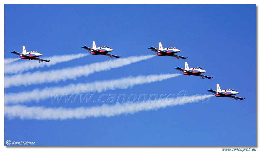 Biele Albatrosy - 5x Aero L-39C Albatros