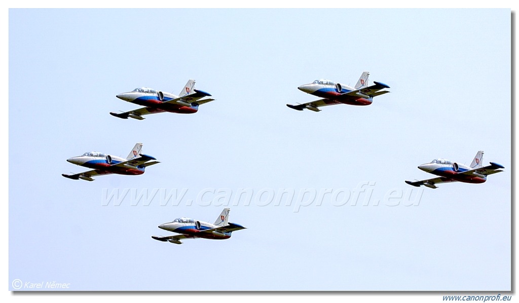 Biele Albatrosy - 5x Aero L-39C Albatros