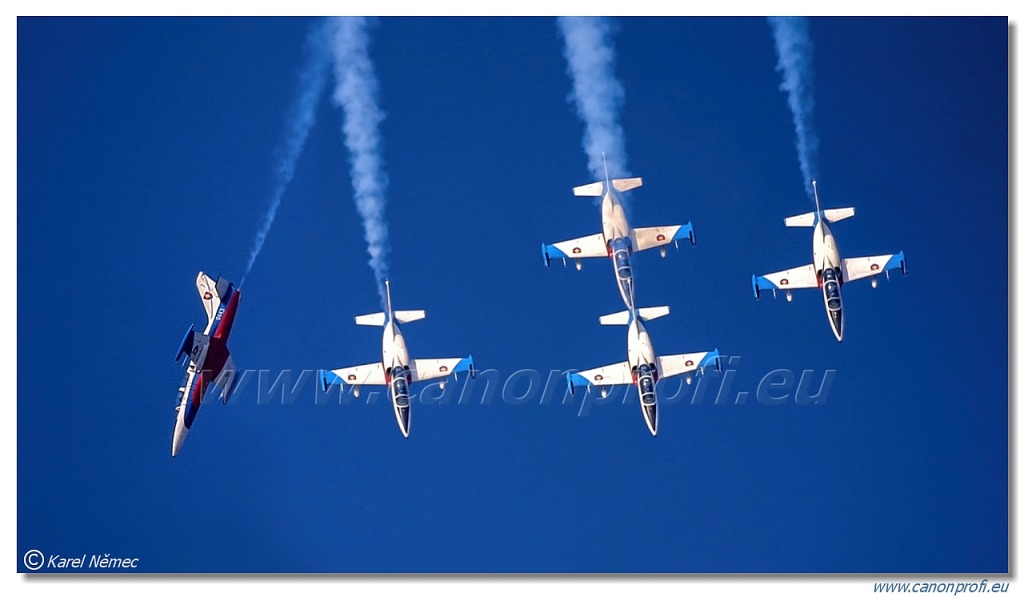 Biele Albatrosy - 5x Aero L-39C Albatros