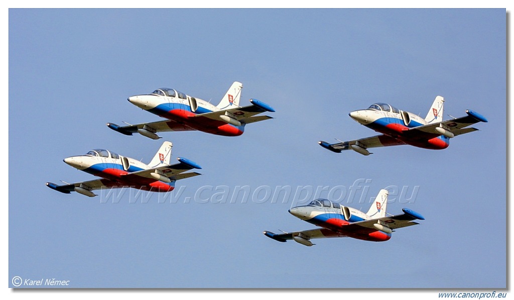 Biele Albatrosy - 5x Aero L-39C Albatros
