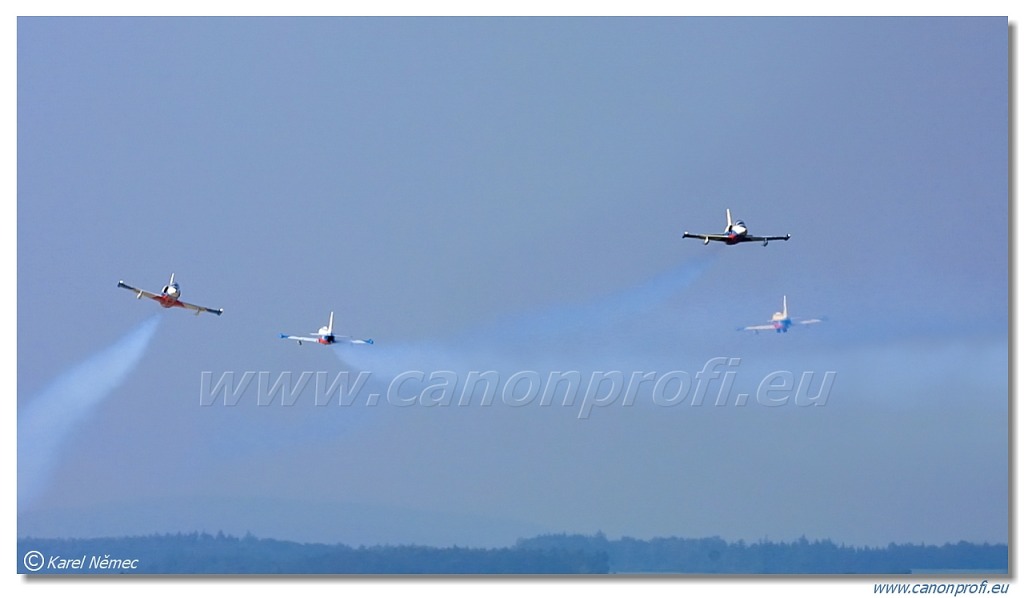 Biele Albatrosy - 5x Aero L-39C Albatros