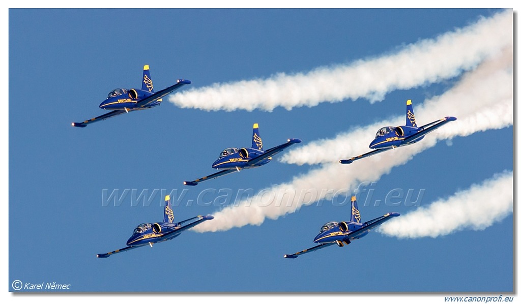 Breitling Jet Team - 7x Aero L-39C Albatros