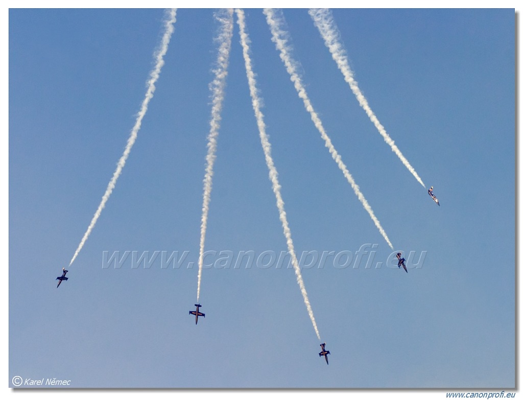 Breitling Jet Team - 7x Aero L-39C Albatros