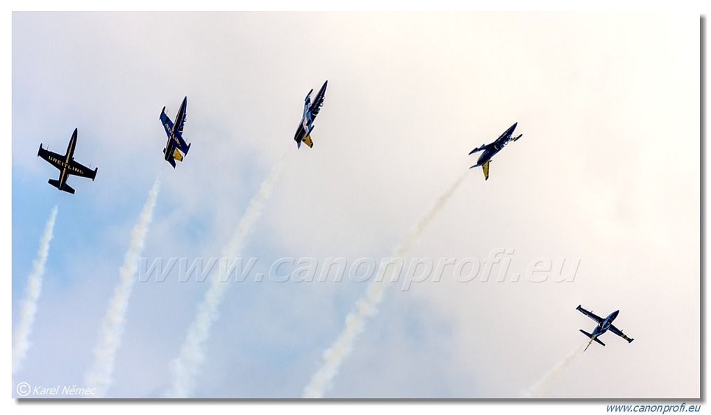 Breitling Jet Team - 7x Aero L-39C Albatros