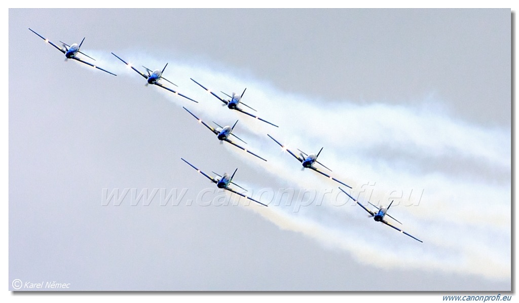 Esquadrliha da Fumaca (Smoke Squadron) - 7x Embraer EMB-314 (A-29 Super Tucano)