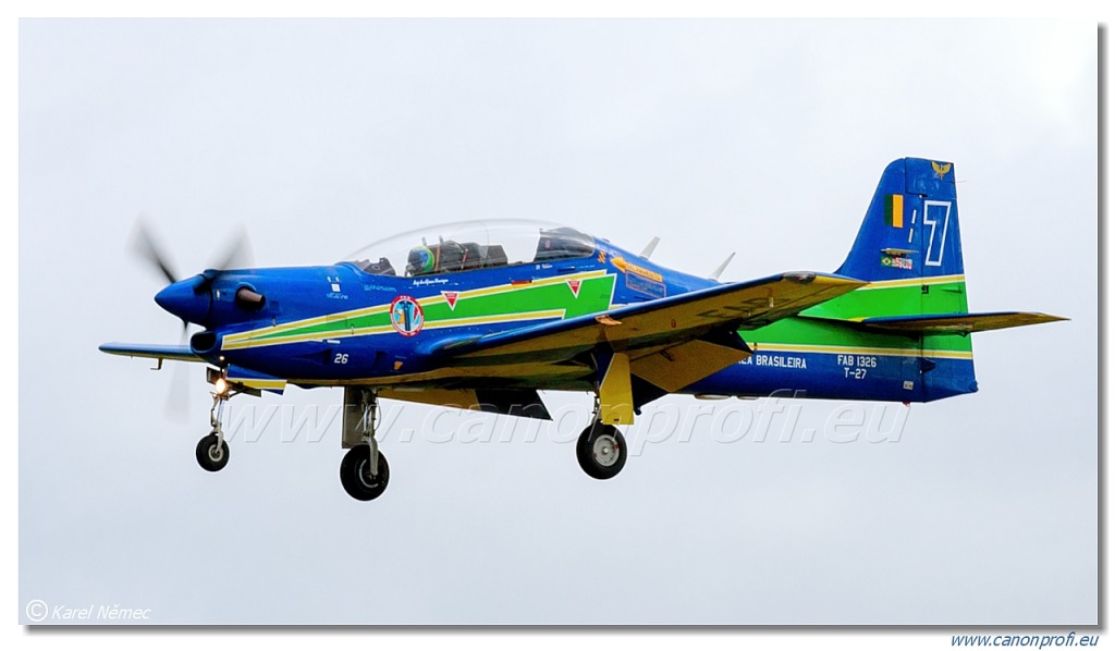 Esquadrliha da Fumaca (Smoke Squadron) - 7x Embraer EMB-314 (A-29 Super Tucano)