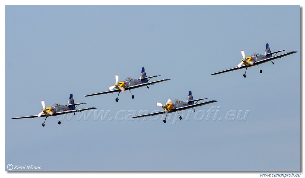 Flying Bulls Aerobatics Team - 4x Zlin Z-50LX