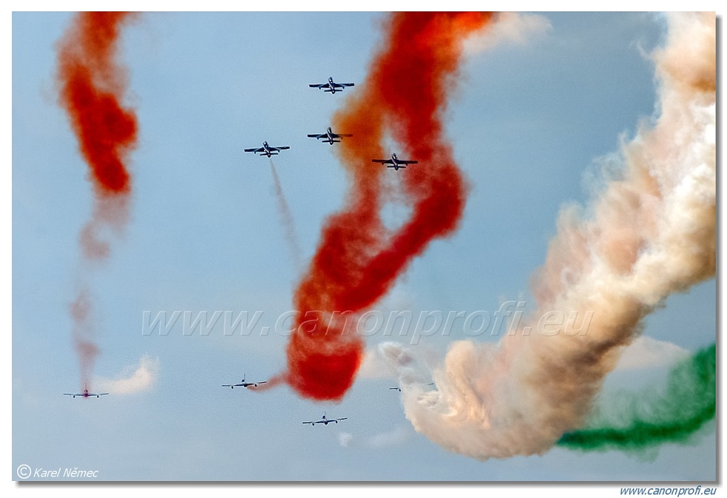 Frecce Tricolori - 9x Aermacchi MB-339-A/PAN