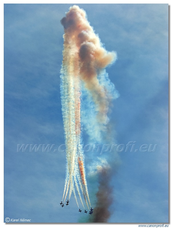 Frecce Tricolori - 9x Aermacchi MB-339-A/PAN