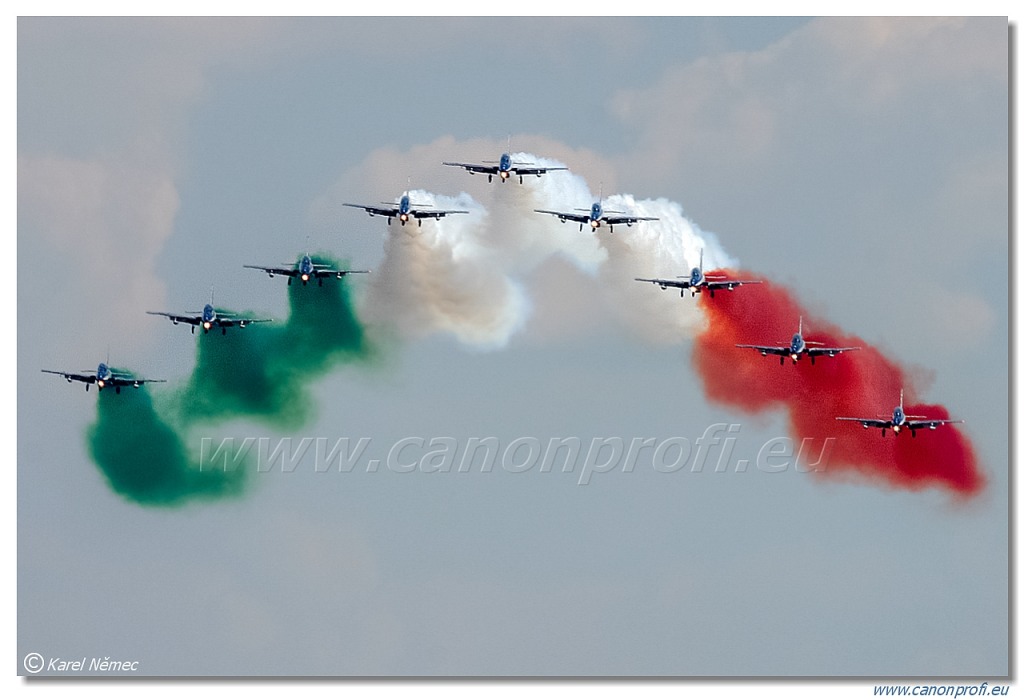 Frecce Tricolori - 9x Aermacchi MB-339-A/PAN