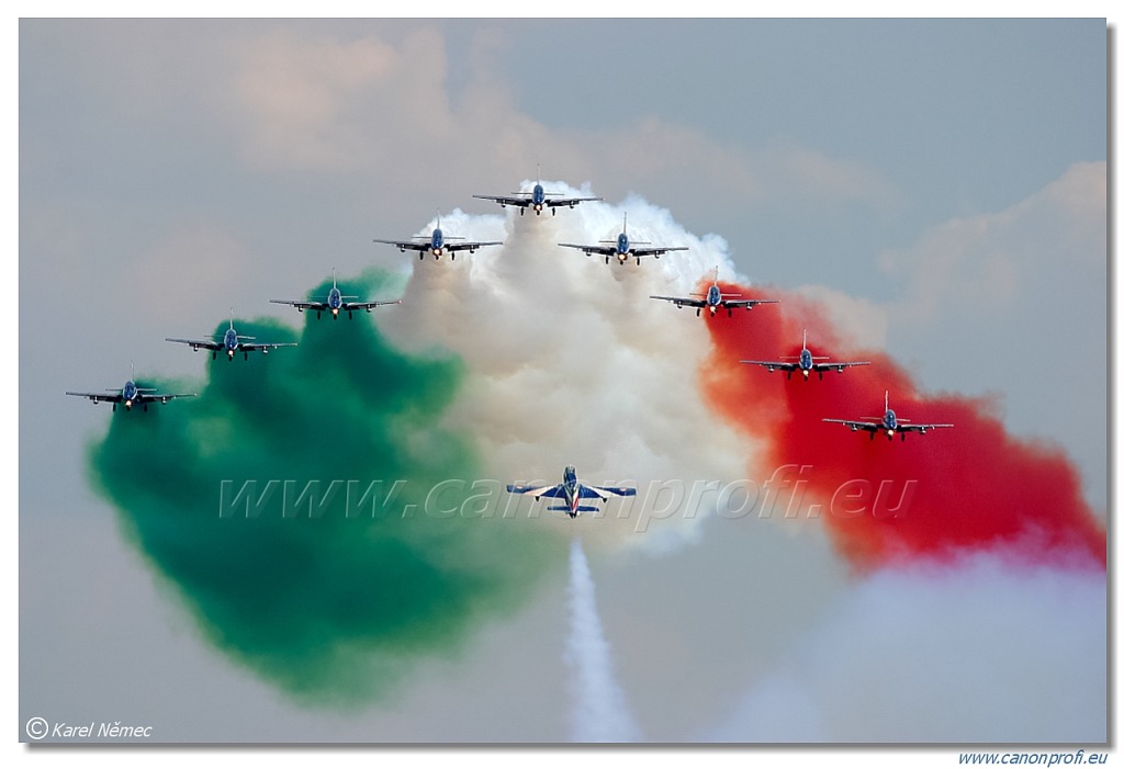 Frecce Tricolori - 9x Aermacchi MB-339-A/PAN