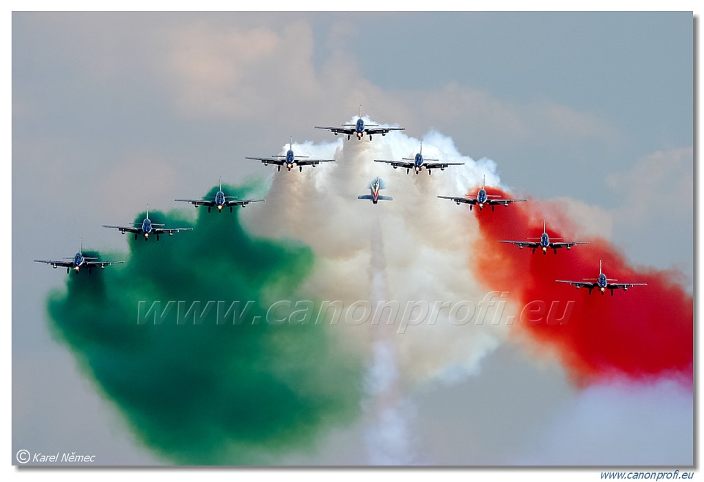 Frecce Tricolori - 9x Aermacchi MB-339-A/PAN