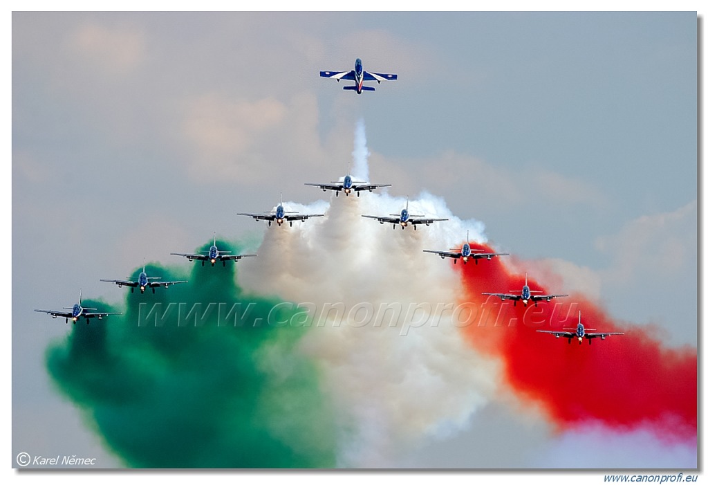 Frecce Tricolori - 9x Aermacchi MB-339-A/PAN