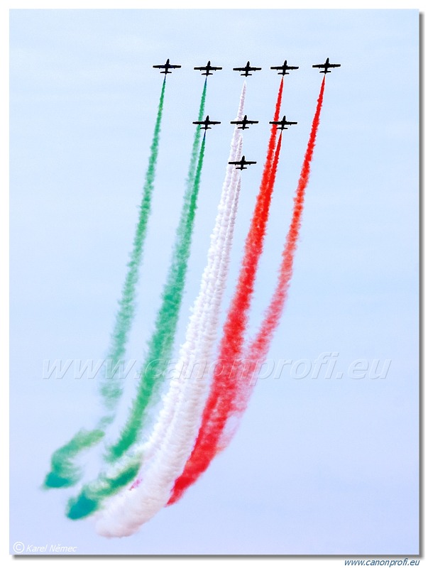 Frecce Tricolori - 9x Aermacchi MB-339-A/PAN