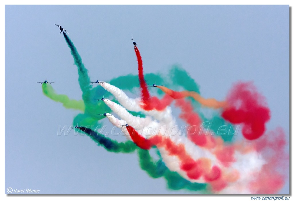 Frecce Tricolori - 9x Aermacchi MB-339-A/PAN