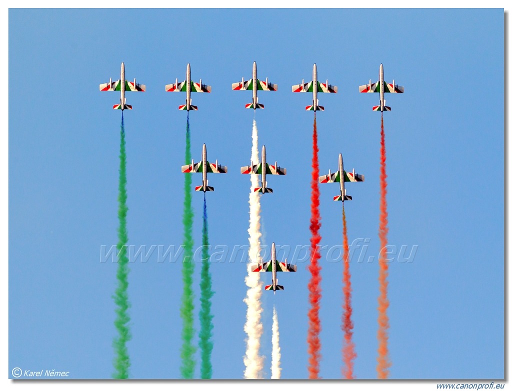 Frecce Tricolori - 9x Aermacchi MB-339-A/PAN