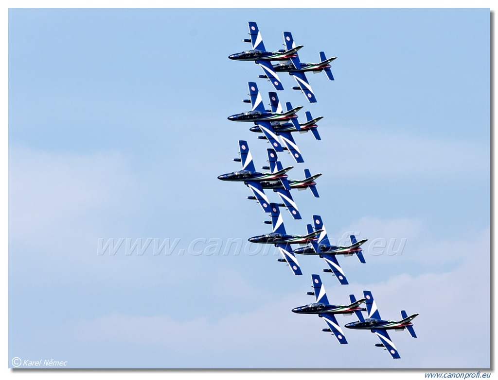 Frecce Tricolori - 9x Aermacchi MB-339-A/PAN