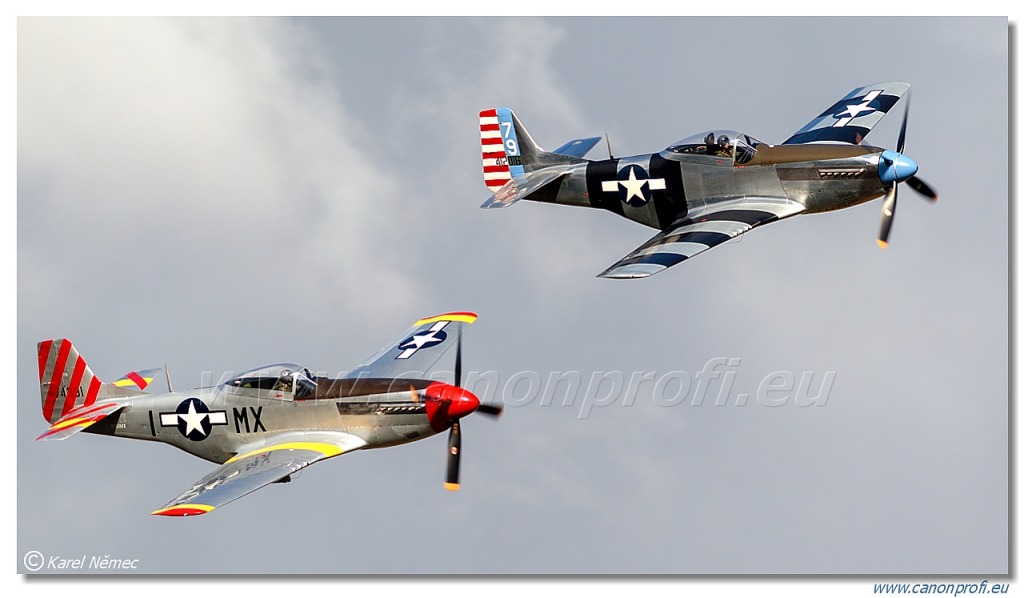 Horsemen Flight Team – 3x North American P-51D Mustang