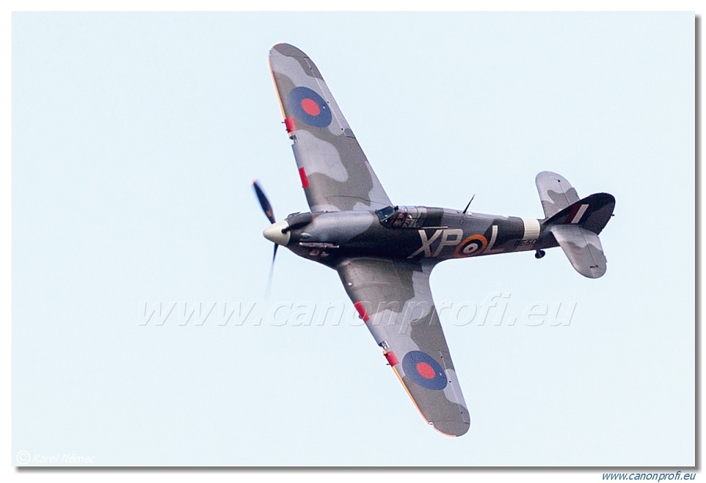 Battle of Britain Memorial Flight - 4x Hurricanes