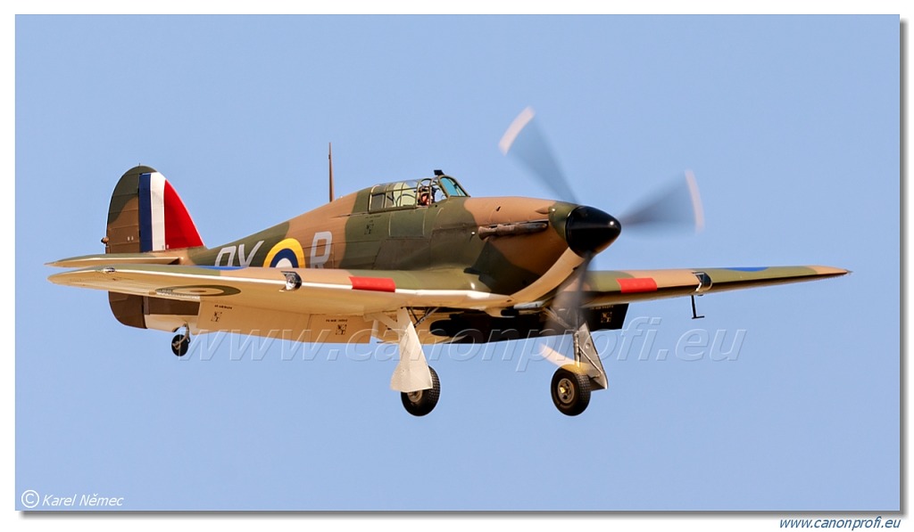 Battle of Britain Memorial Flight - 4x Hurricanes