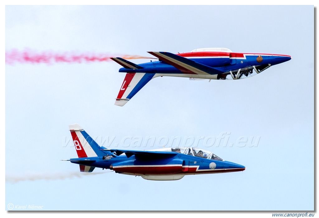 Patrouille de France – 8x Dassault/Dornier Alpha Jet