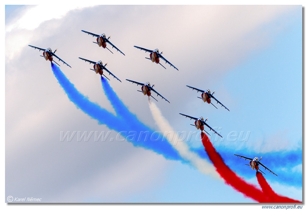 Patrouille de France – 8x Dassault/Dornier Alpha Jet
