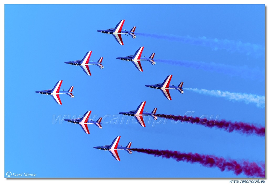 Patrouille de France – 8x Dassault/Dornier Alpha Jet
