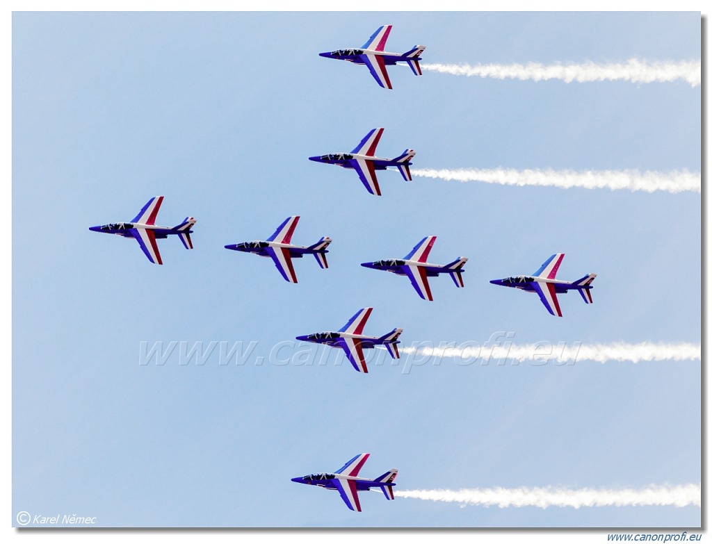 Patrouille de France – 8x Dassault/Dornier Alpha Jet