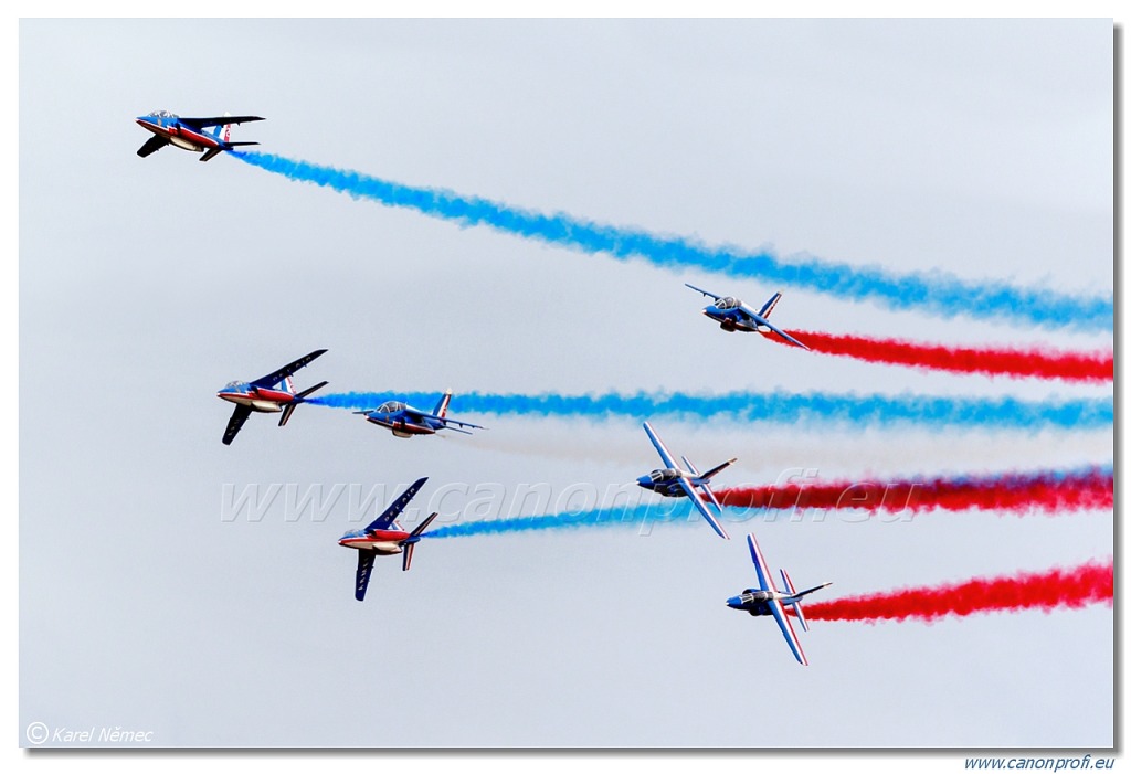 Patrouille de France – 8x Dassault/Dornier Alpha Jet