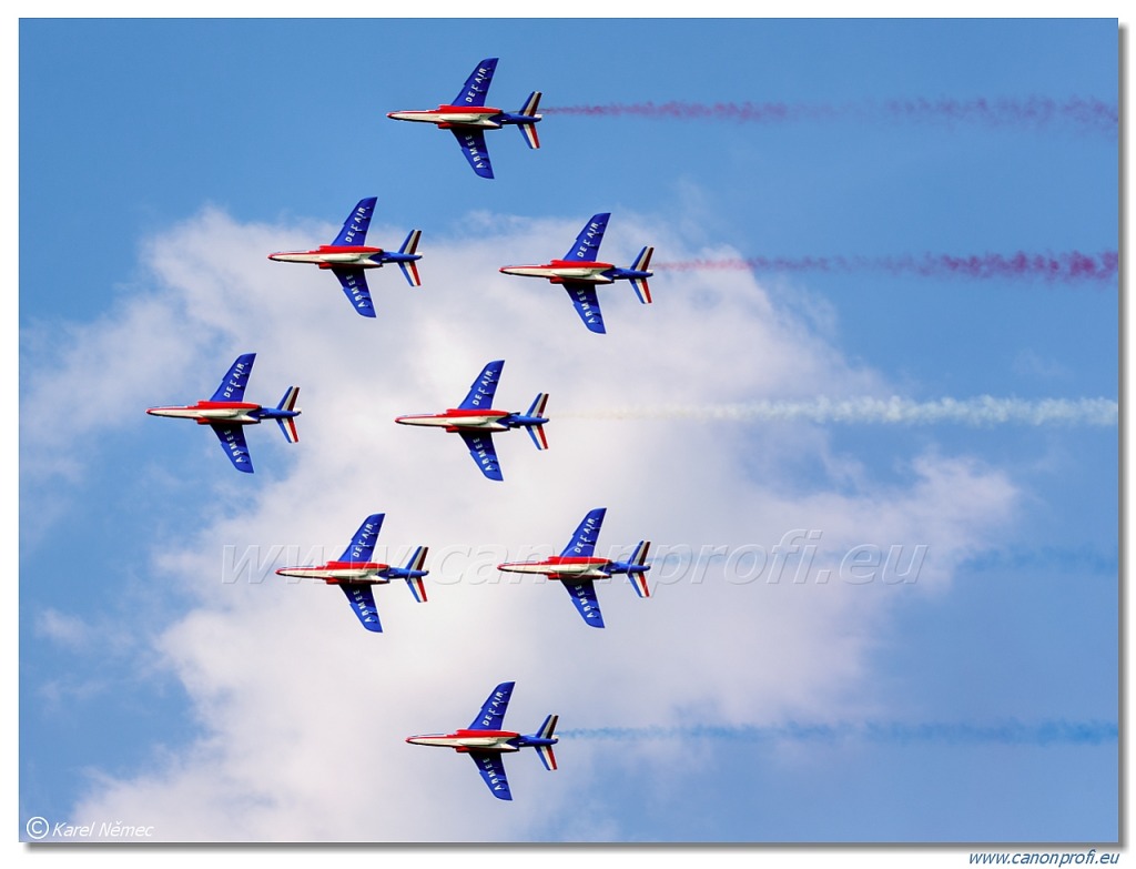 Patrouille de France – 8x Dassault/Dornier Alpha Jet