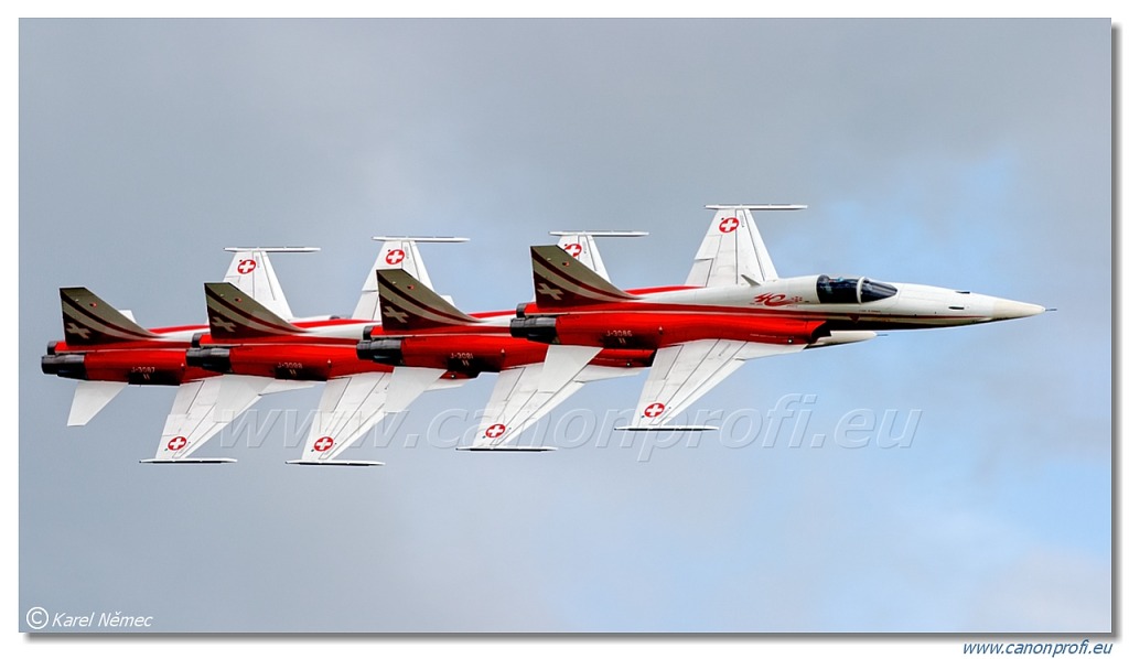 Patrouille Suisse - 6x Northrop F-5E Tiger