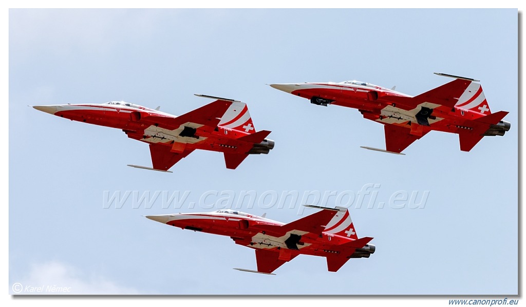 Patrouille Suisse - 6x Northrop F-5E Tiger