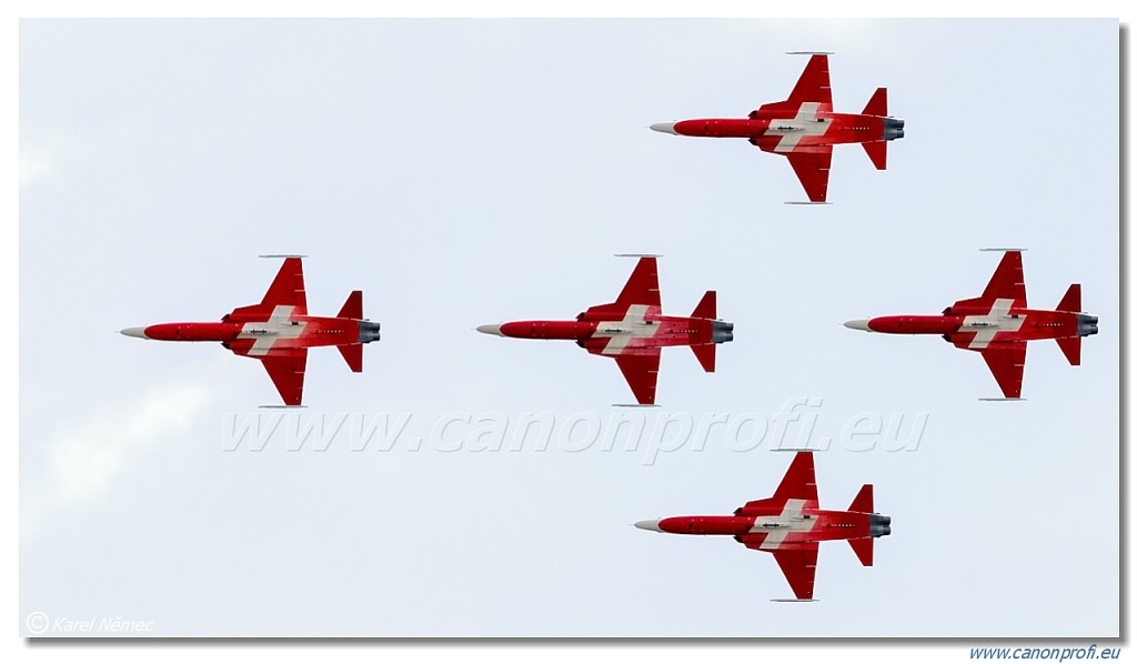 Patrouille Suisse - 6x Northrop F-5E Tiger