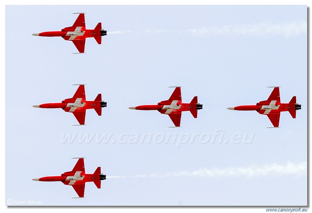 Patrouille Suisse - 6x Northrop F-5E Tiger