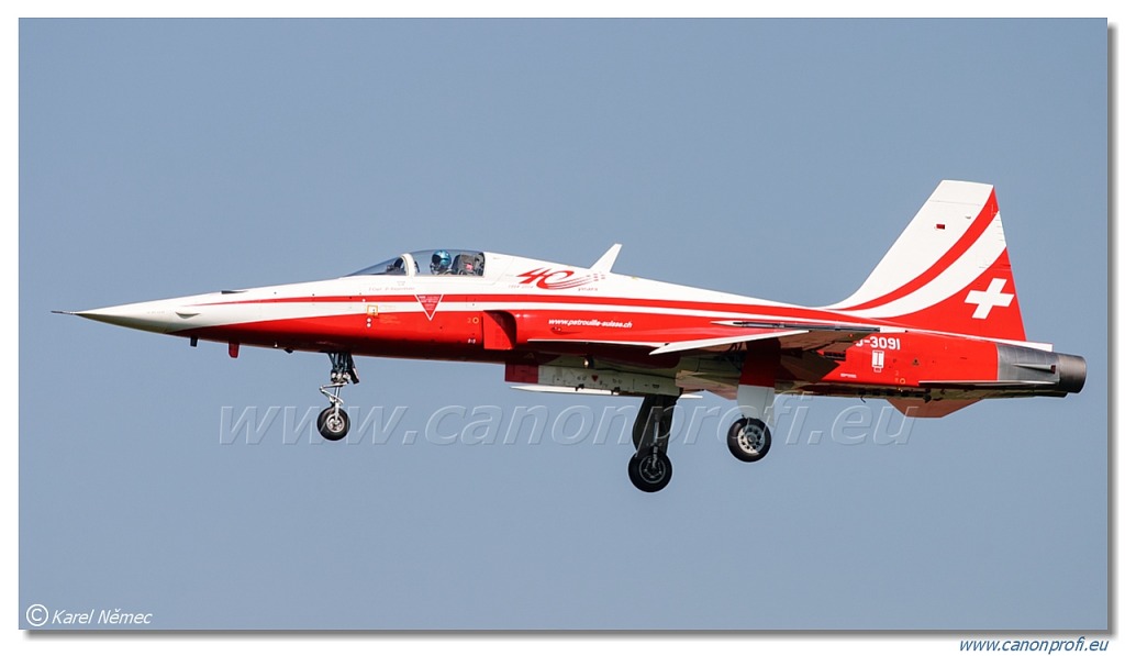 Patrouille Suisse - 6x Northrop F-5E Tiger
