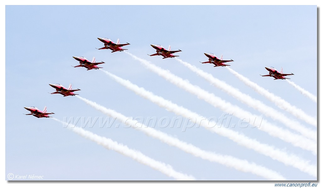 Patrouille Suisse - 6x Northrop F-5E Tiger