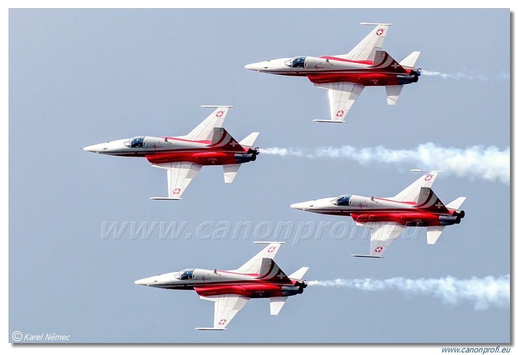 Patrouille Suisse - 6x Northrop F-5E Tiger
