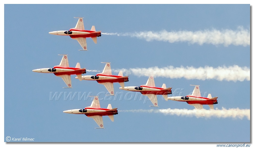 Patrouille Suisse - 6x Northrop F-5E Tiger