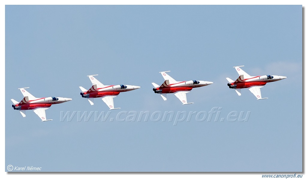 Patrouille Suisse - 6x Northrop F-5E Tiger