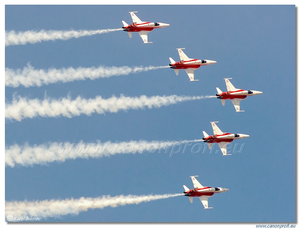 Patrouille Suisse - 6x Northrop F-5E Tiger