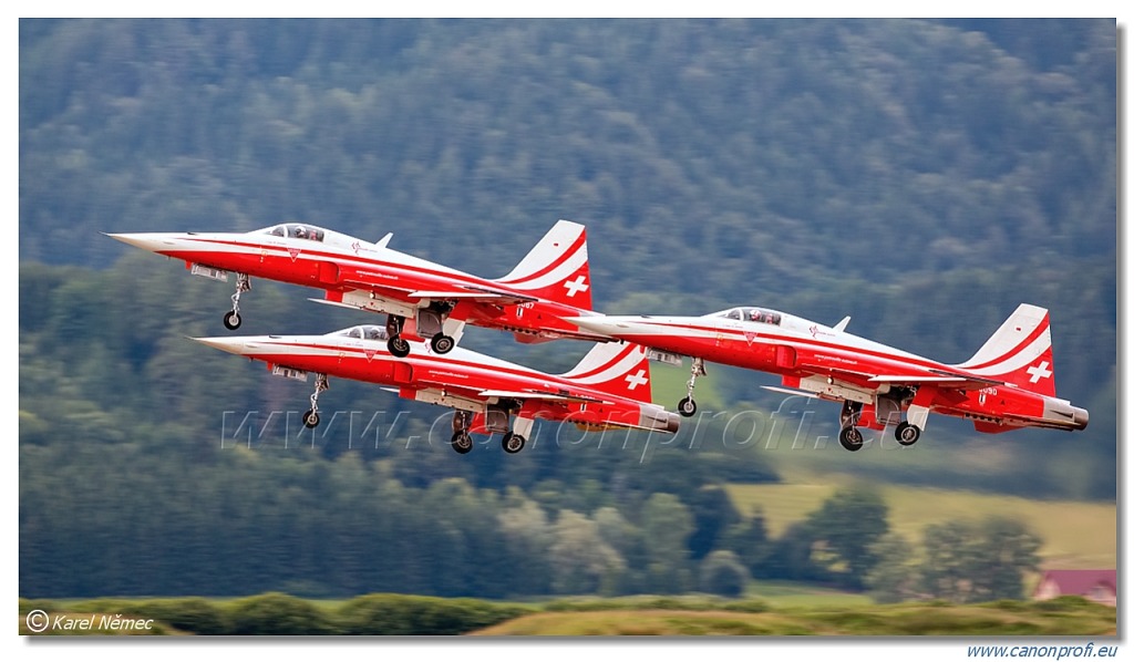 Patrouille Suisse - 6x Northrop F-5E Tiger